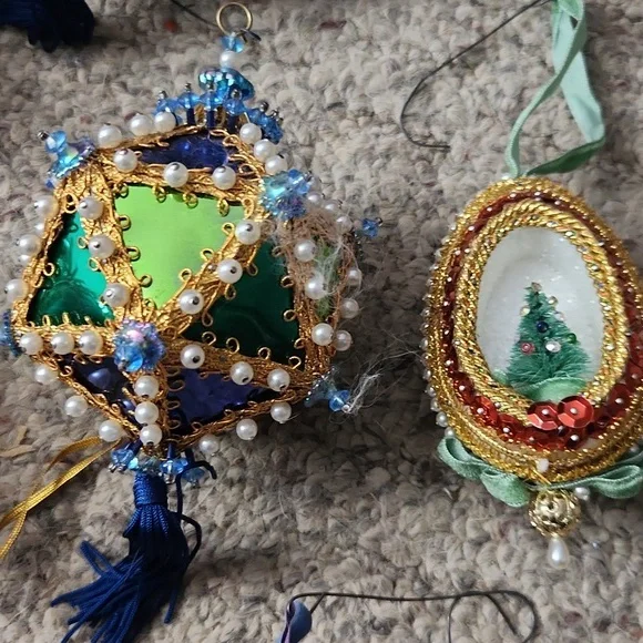 Handmade Colorful Beaded Ornaments - Picture 2 of 7